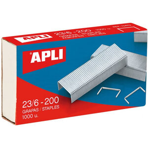 Boîte de 1000 agrafes n 23/6 apli