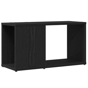vidaXL Meuble TV chêne noir 60x24x32 cm bois d'ingénierie
