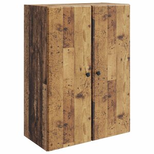 vidaXL Armoire Murale 66 x 34 5 x 90 cm Bois d'ingénierie Bois ancien