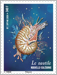 Timbre Nouvelle Calédonie - Le nautile