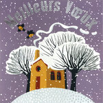 Carte Joyeux Noël avec Enveloppe Blanche 15x15cm