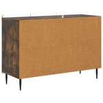 vidaXL Buffet Chêne fumé 89 x 34 5 x 62 cm Bois d'ingénierie