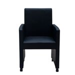 vidaXL Chaises à manger lot de 2 noir similicuir