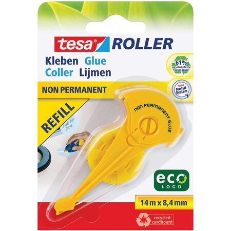 Recharge Ecologo pour Roller Colle Non Permanente 14m x 8 4mm TESA