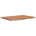 vidaXL Table d'appoint 50x40x2 5cm bois massif acacia bordure assortie