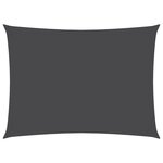 vidaXL Voile de parasol tissu oxford rectangulaire 3x5 m anthracite