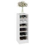 vidaXL Armoire à chaussures Blanc 31 5x35x90 cm Aggloméré