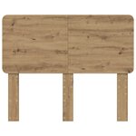 vidaXL Tête de lit Chêne artisanal 120 cm Bois d'ingénierie