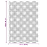 vidaXL Tapis de sol de camping bleu 3 5x2 5 m
