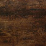 vidaXL Meuble TV Chêne fumé 120x40 5x35 cm Bois d'ingénierie