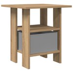vidaXL Table de chevet Chêne artisanal 41 x 40 x 45 cm