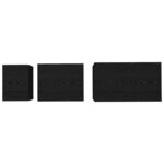 vidaXL Table basse gigogne 3 Pièces Chêne noir 60 x 35 x 56 cm