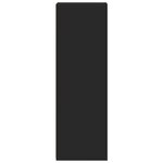 vidaXL Buffet noir 30x41x124 cm bois d'ingénierie