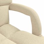 vidaXL Chaise de sol réglable avec accoudoir
