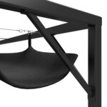 vidaXL Chapiteau de jardin avec auvent rétractable 3x3 m Anthracite