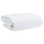 vidaXL Couettes et Duvets Blanc 155 x 220 cm Bas
