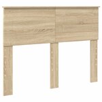 vidaXL Tête de lit Chêne Sonoma 135 cm Bois d'ingénierie