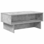 vidaXL Table basse Gris béton 80 x 46 x 35 cm Bois d'ingénierie