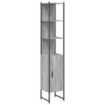vidaXL Armoire de salle de bain sonoma gris bois d'ingénierie