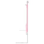 vidaXL Barrière de sécurité de lit d'enfant Rose 160x25 cm Tissu
