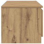 vidaXL Meuble TV chêne artisanal 140x40x36 cm bois d'ingénierie