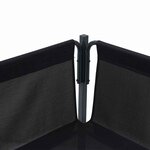 vidaXL Ensemble de canapé de jardin 7 Pièces Anthracite Acier & tissu