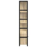 vidaXL Étagère Chêne Sonoma 80 x 30 x 155 5 cm Bois d'ingénierie