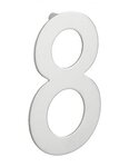 THIRARD - Chiffre 8 à visser  inox  H.100mm