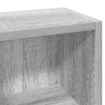 vidaXL Armoires à CD 2 Pièces Sonoma gris 21x16x93 5 cm Bois d'ingénierie