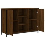 vidaXL Buffet chêne marron 100x35x70 cm bois d'ingénierie