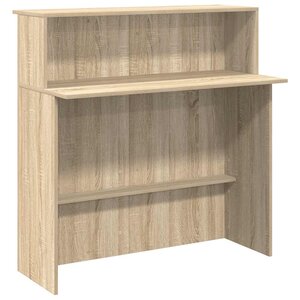 vidaXL Bureau de réception Chêne Sonoma 100x50x103 5 cm Bois d'ingénierie