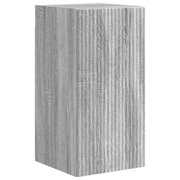 vidaXL Meuble TV mural Gris Sonoma 30 x 31 x 60 cm Bois d'ingénierie