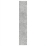 vidaXL Bibliothèque gris béton 100x36x189 cm bois d'ingénierie
