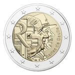 2 euros commémorative France 2020 - Charles de Gaulle.