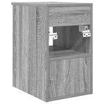 vidaXL Meuble de Salle de Bain In-between Sonoma gris