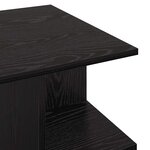 vidaXL Table basse Chêne noir 87 x 50 x 45 cm Bois d’ingénierie
