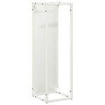 vidaXL Portant de bois chauffage blanc 25x25x80 cm