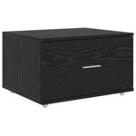 vidaXL Armoire à tiroirs Noir 55 x 45 x 33 5 cm Bois d'ingénierie