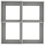 vidaXL Cache-pot de jardin Argent 100 x 100 x 48 cm Acier inoxydable