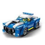 Lego 60312 city la voiture de police  jouet pour enfants des 5 ans avec minifigure officier  idée de cadeau  série aventures