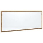 vidaXL Miroir de salle de bain à LED chêne artisanal bois d'ingénierie