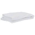 vidaXL Protège-matelas blanc 140x190 cm imperméable