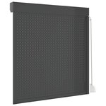vidaXL Volet roulant aluminium 130x140 cm anthracite
