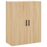 vidaXL Armoire murale chêne sonoma 69 5x34x90 cm