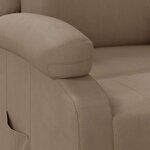 vidaXL Fauteuil inclinable Cappuccino Similicuir