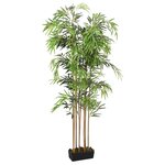 vidaXL Bambou artificiel 1095 feuilles 150 cm vert