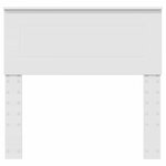 vidaXL Tête de lit Blanc 90 cm Bois d'ingénierie