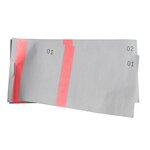 Bloc Vendeur À Bande Couleur 100 Feuillets Double Numérotage - Format 6  6x13 5 Cm - Rouge - X 50 - Exacompta