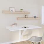 vidaXL Étagères murales 2 Pièces 110x12x9 cm Bois de pin massif