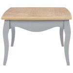 vidaXL Table basse Gris et marron 110 x 60 x 40 cm Bois de pin massif